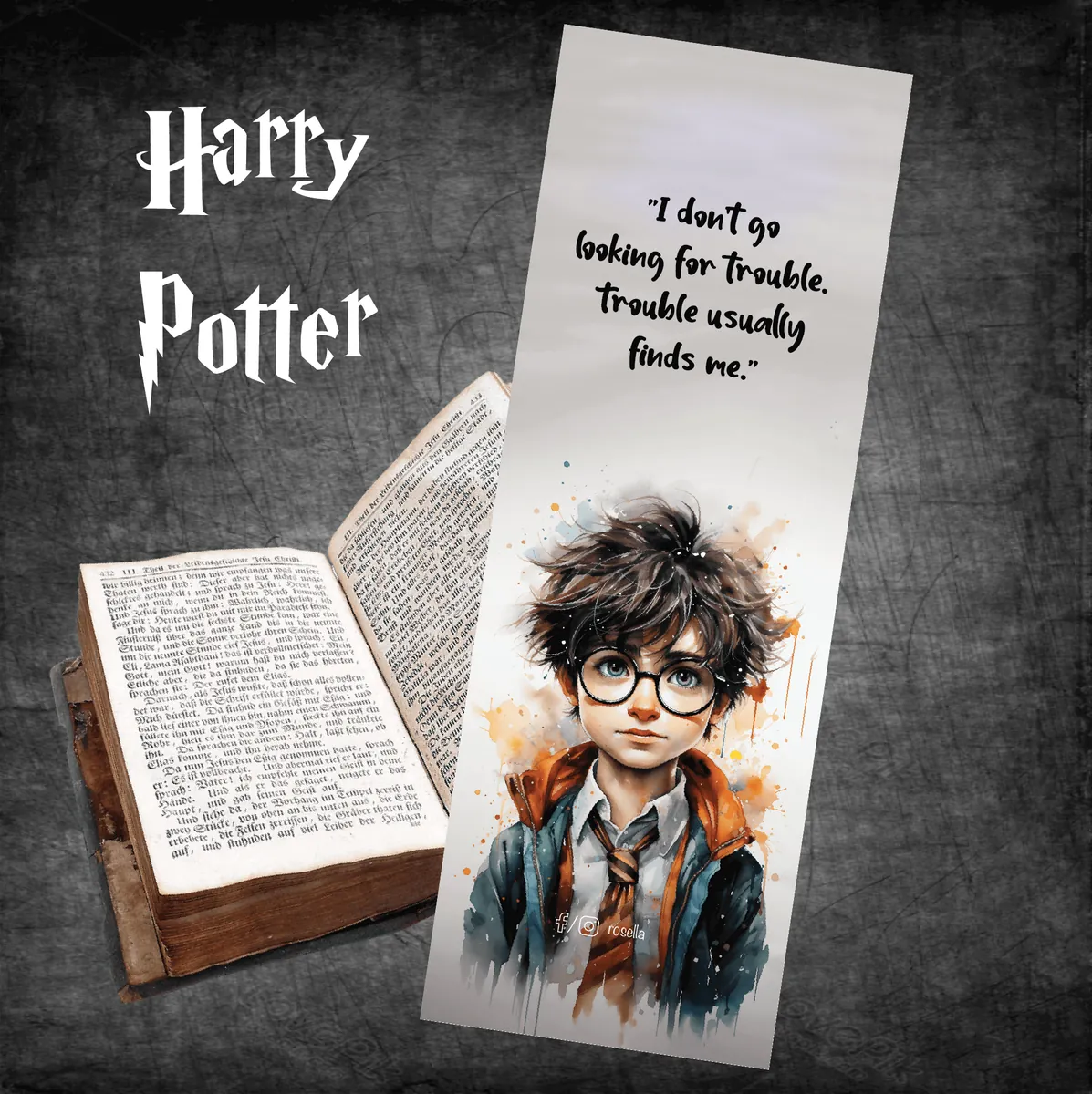Semn de carte Harry Potter